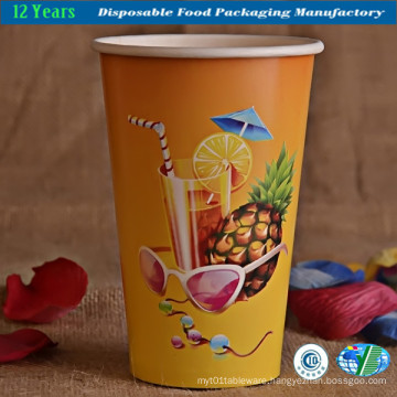 Double-Sided Poly Paper Cold Cup, 12 Oz. Capacity